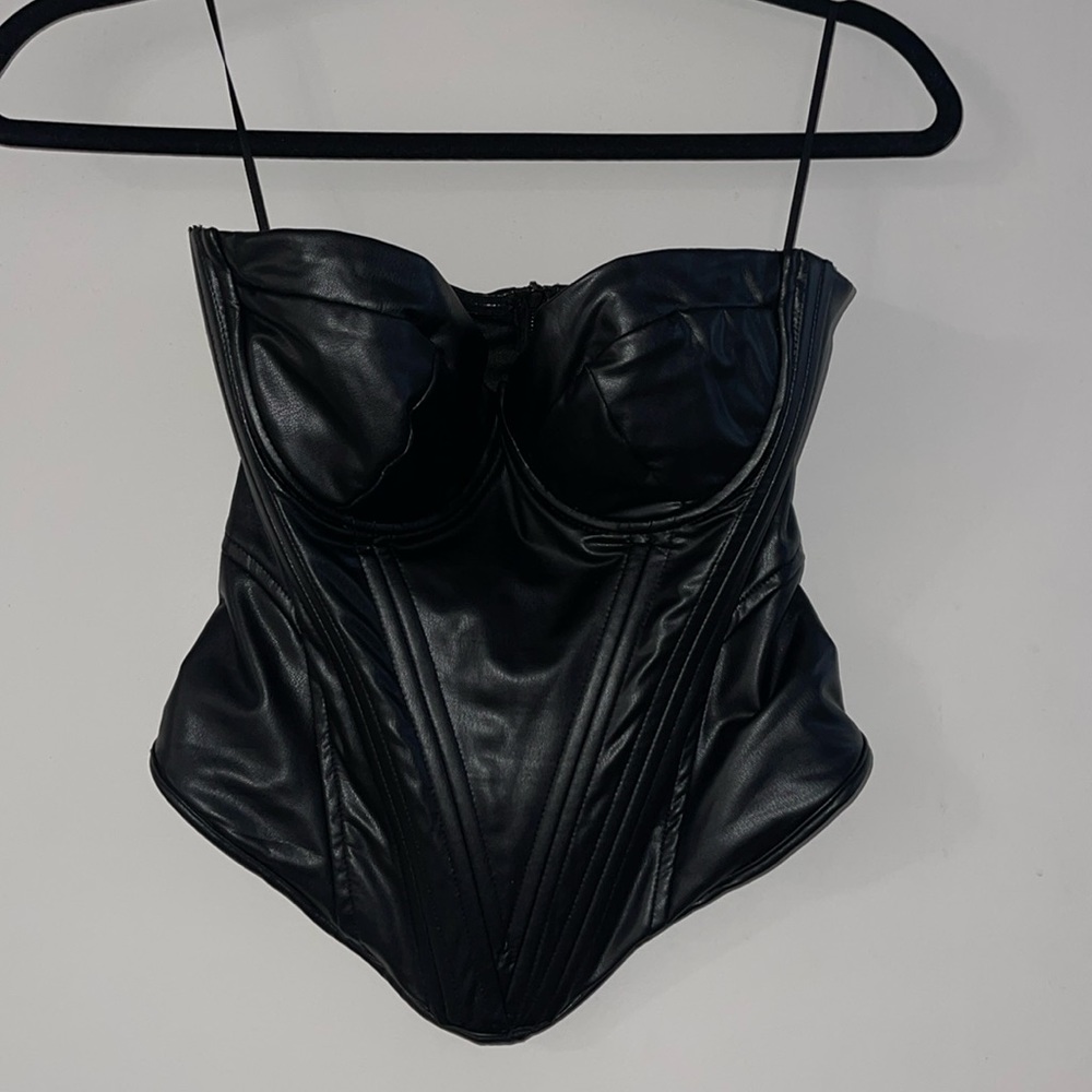 Fashion house leather corset